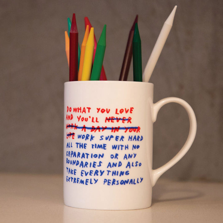 work/life balance mug 