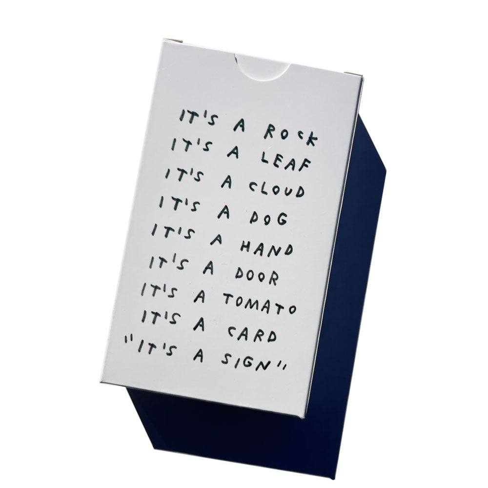 It's a Sign Intuitive card deck by Adam JK - box back